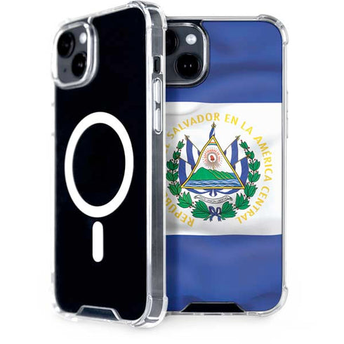 El Salvador Flag iPhone 15 MagSafe Case